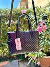 Load image into Gallery viewer, Totum "Lux Lucciola V" Quilting Large Tote Bag