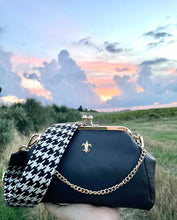 Load image into Gallery viewer, TOTUM Mini Virgina (Dark Chocolate Color) & TOTUM "Hound Tooth" Shoulder Strap
