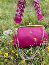 Load image into Gallery viewer, TOTUM Fucsia "Mini Virgina" Bag & TOTUM Cloth Shoulder Strap