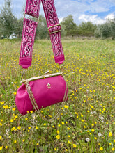 Load image into Gallery viewer, TOTUM Fucsia "Mini Virgina" Bag & TOTUM Cloth Shoulder Strap