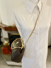 Load image into Gallery viewer, TOTUM Mini Virgina (Dark Chocolate Color) &amp; TOTUM &quot;Hound Tooth&quot; Shoulder Strap
