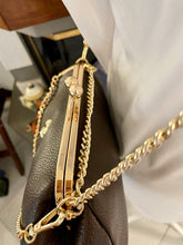 Load image into Gallery viewer, TOTUM Mini Virgina (Dark Chocolate Color) &amp; TOTUM &quot;Hound Tooth&quot; Shoulder Strap
