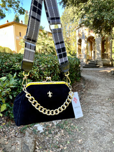 TOTUM Suede "Lemon Stibbert" Mini Virgina Bag