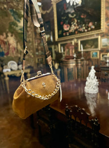 TOTUM Suede "Lemon Stibbert" Mini Virgina Bag