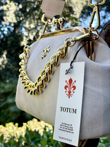 TOTUM Suede "Lemon Stibbert" Mini Virgina Bag