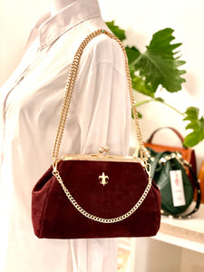 TOTUM Suede "Lemon Stibbert" Mini Virgina Bag