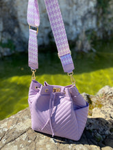 Load image into Gallery viewer, 22 SS TOTUM &quot;Lux Lucciola&quot; Quilting Large Bucket Bag (Lavender color)
