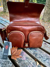 Load image into Gallery viewer, TOTUM Satchel Bag (Tuscan Vegetable Leather)
