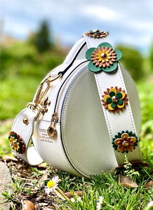 TOTUM "Boboli Triple White VGCB" Shoulder Strap & "Miss O" Bag