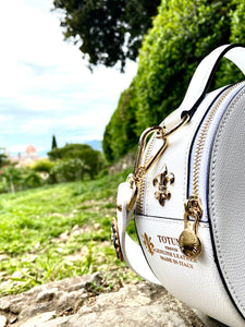 TOTUM "Boboli Triple White VGCB" Shoulder Strap & "Miss O" Bag