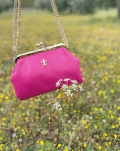 TOTUM Fucsia "Mini Virgina" Bag & TOTUM Cloth Shoulder Strap