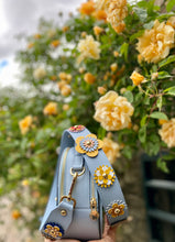 Load image into Gallery viewer, TOTUM &quot;Boboli Boutique Flower&quot; Shoulder Strap &amp; &quot;Miss O&quot; Bag (Light Blue Color)
